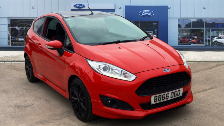 Buy Online Ford Fiesta 10 Ecoboost 140 Zetec S Red 3dr Petrol